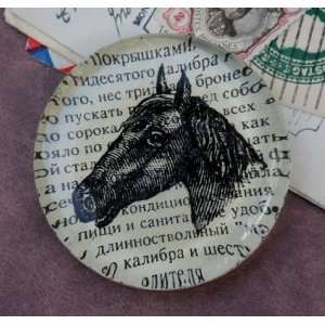  Vintage Dictionary Paperweights  Horse
