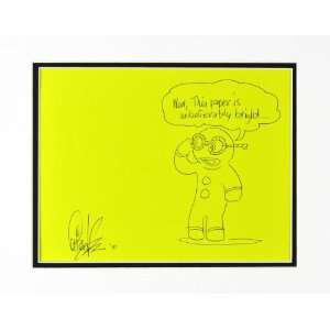  Conrad Vernon Shrek Animator Gingerbread Man Autographed 