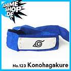     Uzumaki Headband Blue Hidden Leaf Cosplay Konoha Sasuke   NEW #123