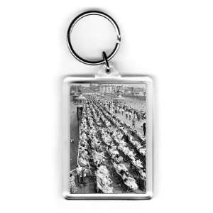  Bank holiday at Blackpool June 1960   Acrylic Keyring 