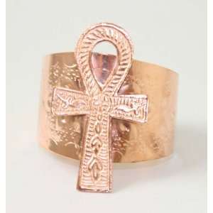  Ankh Cuff  Brass 