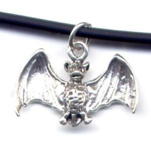  7 Black Bat Ankle Bracelet Sterling Silver Jewelry 