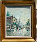 Antonio De Vity b. 1901 Artist Stamp Verso Street Scene