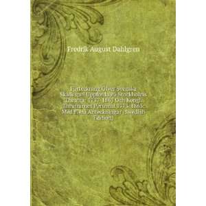   (Swedish Edition) Fredrik August Dahlgren  Books