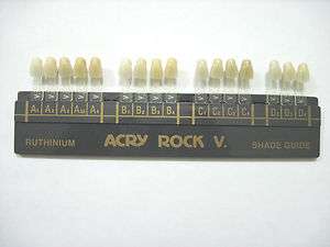 Acry Rock Dental Shade Guide for Whetining and Bleaching (Vita Vitapan 