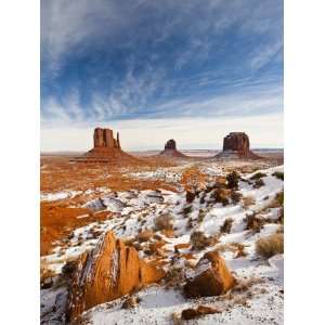  in the Snow, Monument Valley Navajo Tribal Park, Arizona, USA Travel 