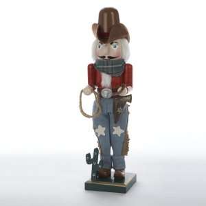  15 Wild West Wooden Cowboy with Lasso Christmas 