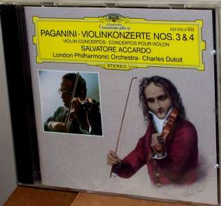 SALVATORE ACCARDO,Dutoit 1975/PAGANINI Cons 3& 5/DG Stereo CD/FACTORY 