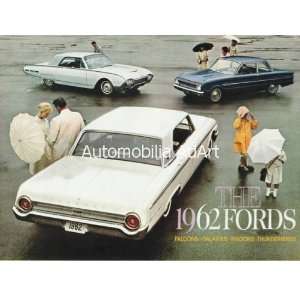  1962 Ford Car Sales Brochure (Original) 