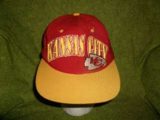 VINTAGE Kansas City Chiefs STARTER NFL Pro Line Snapback Hat Cap 