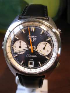 Vintage HEUER Carrera 1153 Mens Automatic Chronograph Watch Calibre 