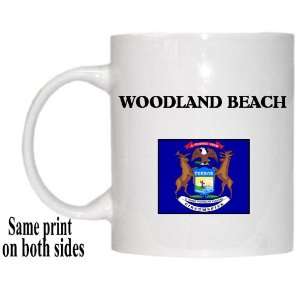   US State Flag   WOODLAND BEACH, Michigan (MI) Mug 