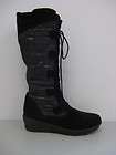 stivali boots camoscio suede vinile vinyl neri lacci 39 $ 19 20 35 % 