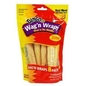  Dingo Brand Wag N Wrap Vp 8pk Dog Treat 9.75 Ounce 