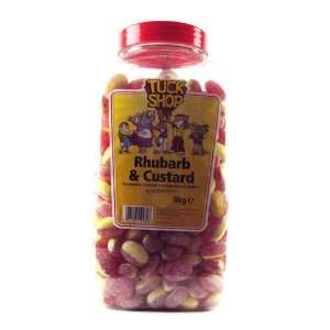 Tuck Shop Rhubarb and Custard Jar 3000g  Grocery & Gourmet 