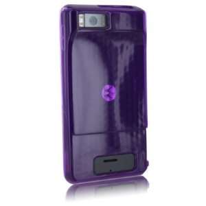  Verizon Skin Case for Motorola Droid X (Purple) Cell Phones 