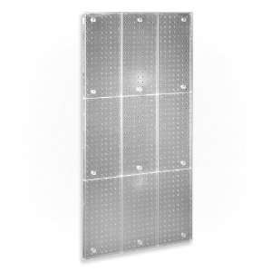   Frosted 24 Inch W by 48 Inch H Pegboard Wall Panel