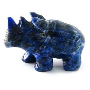  Blue Obsidian Rhinoceros of Protection 