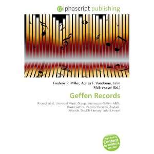  Geffen Records (9786133719415) Books