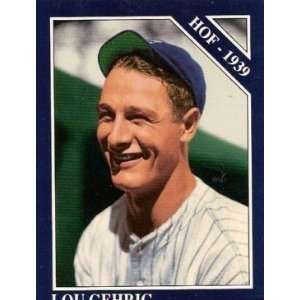  Conlon TSN Color Inserts #3 Lou Gehrig 