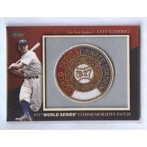  Lou Gehrig 2010 Topps Baseball 1937 World Series Yankee 