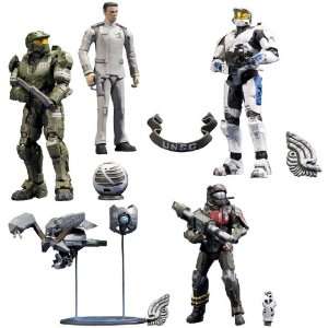   Figure   Halo 10th Anniversary Series 2   ( SET OF 5 ) Toys & Games