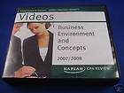 Kaplan 2007/2008 CPA Review Video & Book (BEC)
