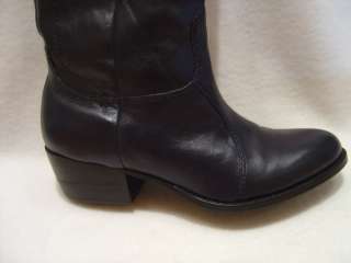 BCBGeneration Black Fancy Knee Leather Boots 7 NIB $198  