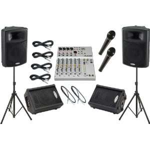  Alesis S 8 / Harbinger APS15 Mains and Monitors Package 