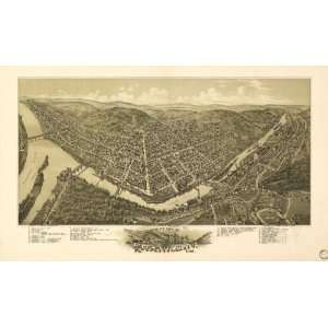    1901 map of Franklin, Venango, Pennsylvania