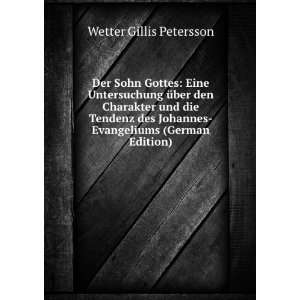   (German Edition) (9785874003289) Wetter Gillis Petersson Books