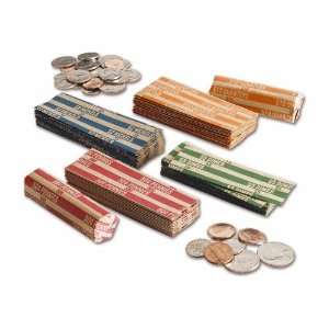   Flat Tubular Coin Wrappers for Dimes Case of 20 Boxes