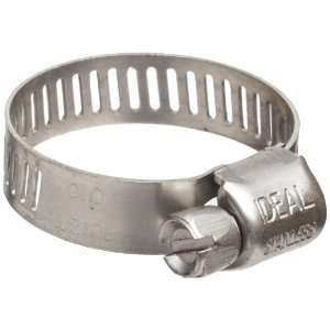  Brand M10S Micro Seal, Miniature All Stainless Worm Gear Hose Clamp 
