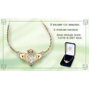  Claddagh Necklace/ Bradford Exchange Collectible 