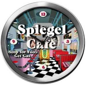  SPIEGEL 14 Inch Cafe Metal Clock Quartz Movement Kitchen 