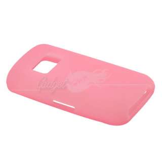 Silicone Mobile Phone Case For Nokia C6 01 Pink