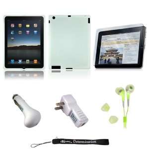 White Silk Premium Durable Protective Skin for Apple iPad 2 Tab Tablet 