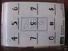 Stampin Up ALL AROUND ALPHABET NUMBERS 12 stamp set  
