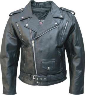 Buffalo Leather Vented Motorcycle Jacket Zipout Liner  
