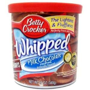 Betty Crocker Whipped Milk Chocolate Frosting 12 oz  