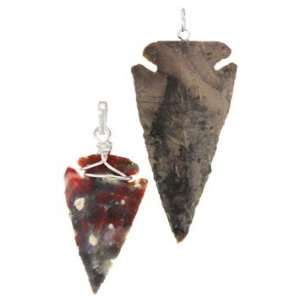  Agate Arrowhead Pendant