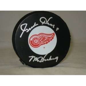 Autographed Gordie Howe Puck   Mr JSA 2   Autographed NHL Pucks 