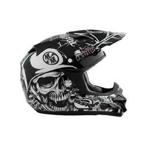  MSR M11 Metal Mulisha Helmet Black Small Sports 