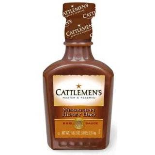 Cattlemens Masters Reserve Mississippi Honey BBQ Sauce, 18 Ounce 