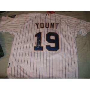  Robin Yount Autographed Jersey   Authentic   Autographed 