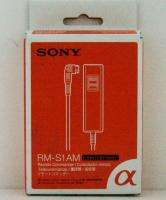 Up for auction is a SONY RM S1AM Remote Commander for Alpha Digital 