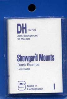 Showgard Mounts Black Background Size DH 52/36  