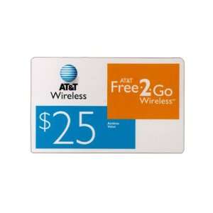  AT&T Prepaid $25 Refill Card Cell Phones & Accessories