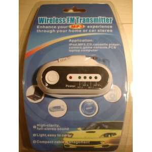  Wireless 4 channel FM Transmitter for iPod , CD, PC 