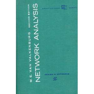  Network Analysis, 2nd Edition M. E. Van Valkenburg Books